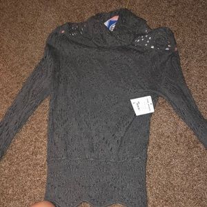Free people turtleneck knit sweater